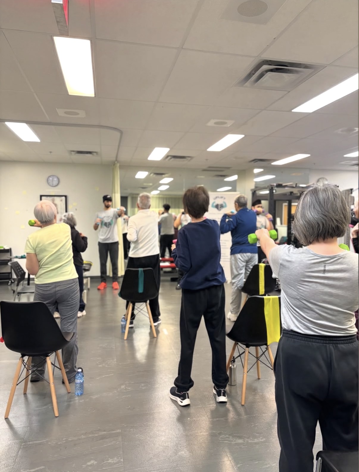 Senior wellness class